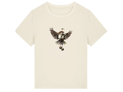 'Little Sparrow' women's fit t-shirt (natural)